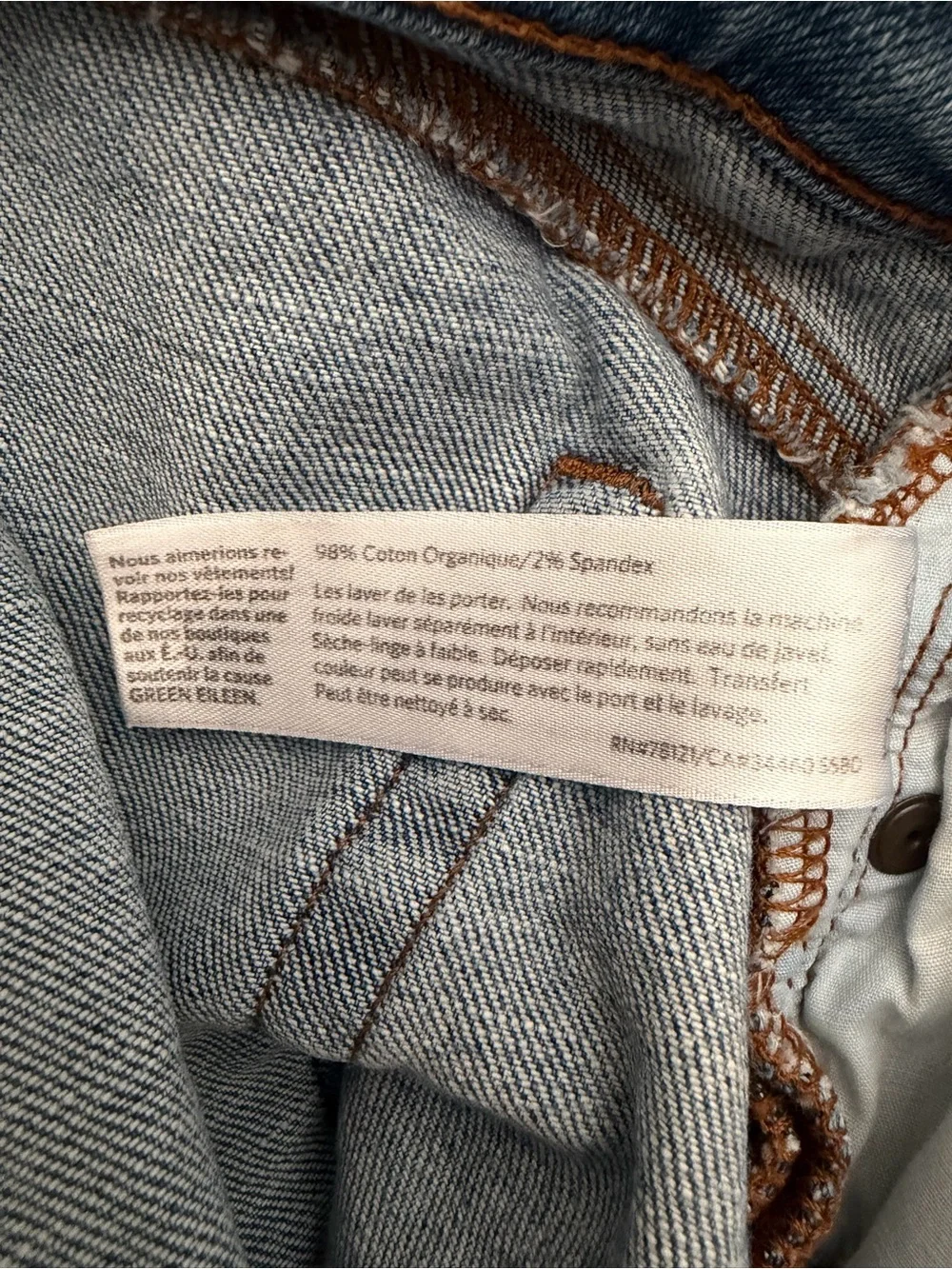 Eileen Fisher Light Blue Cropped Straight-Leg Jeans